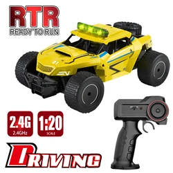 Voiture de course tout terrain télécommandée, 1/20 GHz, vitesse 10 15 km/h, haute qualité, jouets cadeaux pour enfants, 2.4 