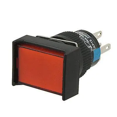 

Self-locking Red Cap Lamp Push Button Switch AC 220V Ojdgt