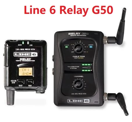 LINE 6 Relay G50 Wireless Guitar System: Transmitter And Receiver