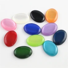 Новинка; модная обувь на каблуке 10 шт. 18x25 мм в диаметре, различные Цвет плоской задней Смола Кабошоны Камея