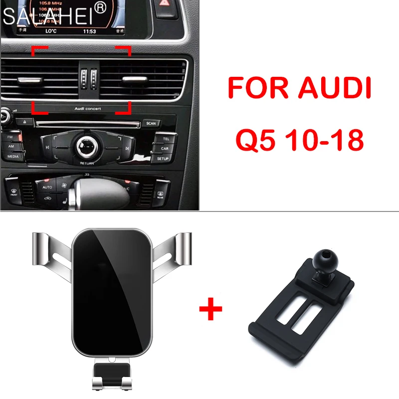 

Фотодержатель для Audi Q5 2017 2016 2015 2014 2013 2012 2011 2010 крепление на приборную панель держатель для телефона GPS зажим подставка в автомобиле