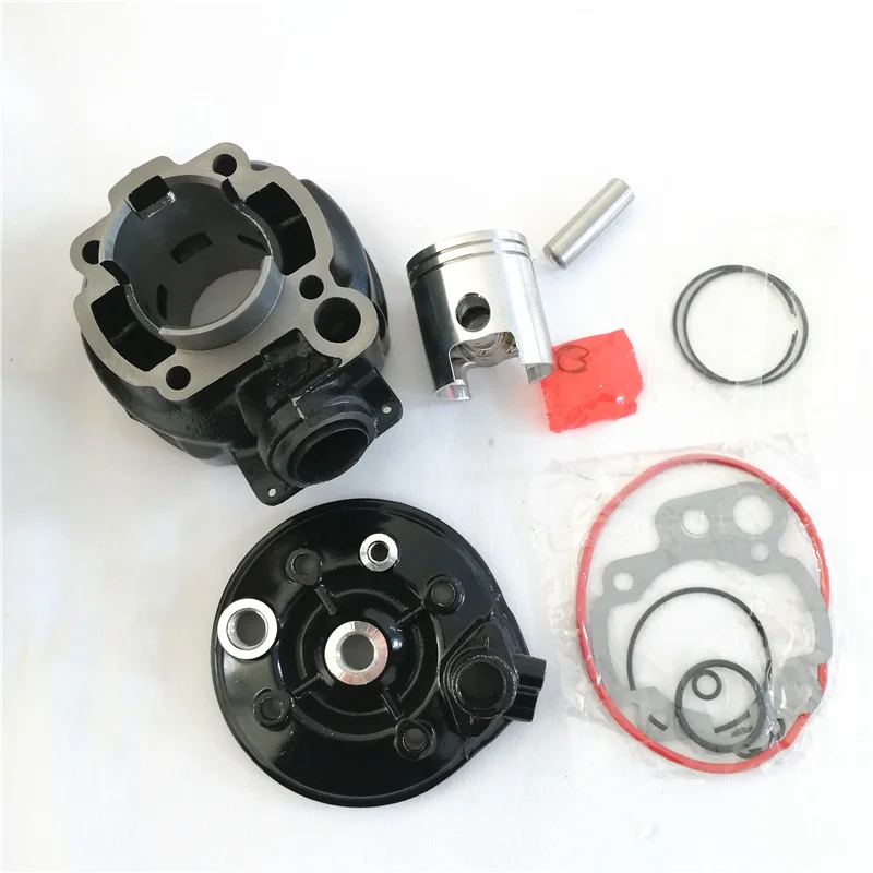 Kit Moto Kit Cilindro Motore Superiore Pistone Cilindro Nero Per Yamaha Am6 Dt Xp6 Xr6 X-Limite X-Power Tzr Rs 47Mm Cilindro