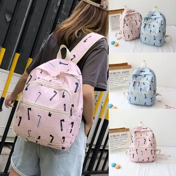 

School bag Women 2019 New Fashion Shoulder Bag Casual Student Bag Travel Backpack AntiTheft Travel Teenage male bagpack mochila