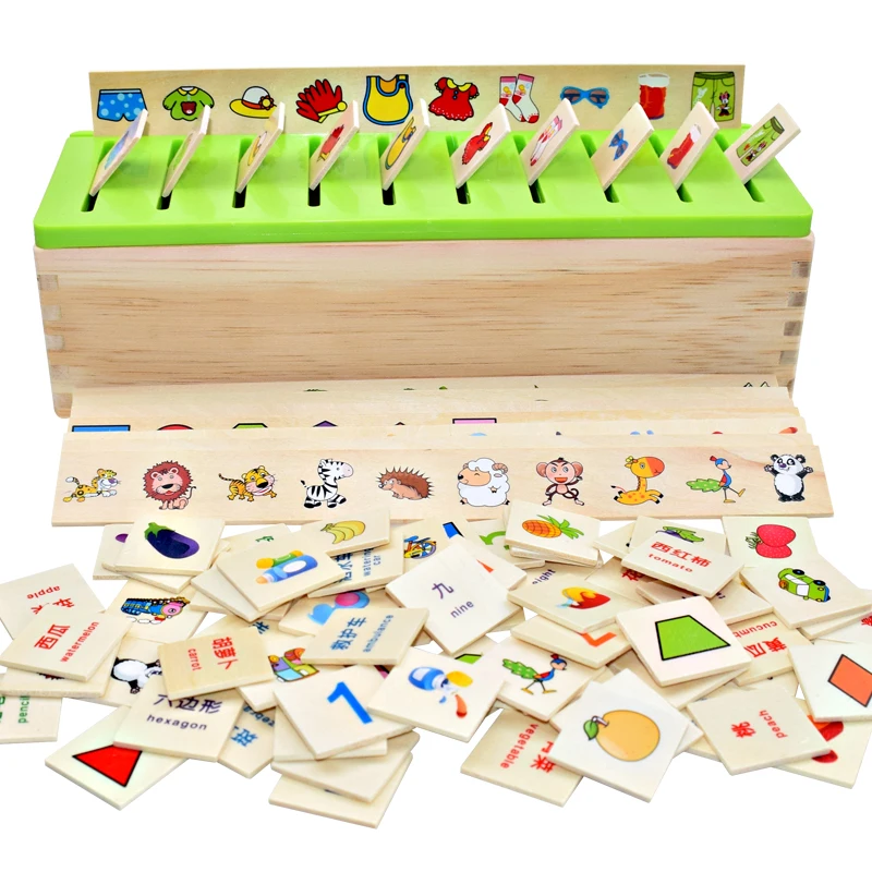 educacional aprendizado infantil, caixa de madeira para presente