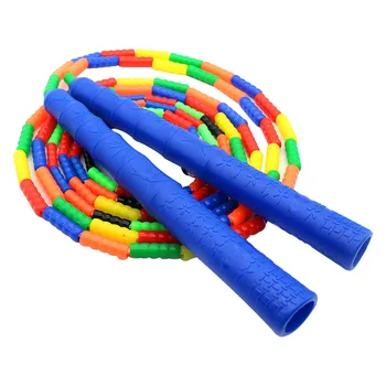 

280cm Segmented TPU Indoor Outdoor Workout Non Slip Jump Rope Adjustable Home Kids Fitness Sports Weight Loss Soft Beaded