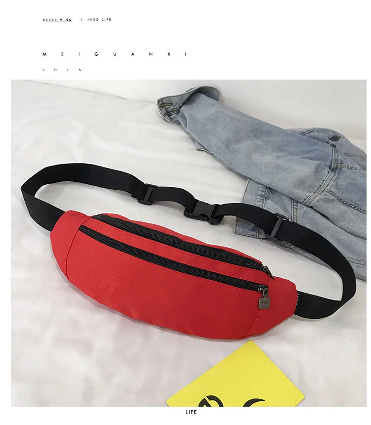 

755 Oblique Shoulder Bag Casual Men And Women Purse Couples Chest Pack Sports Waist Pack