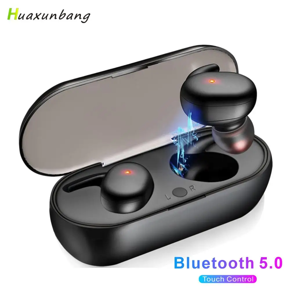 

5.0TWS Touch Bluetooth Earphone In-Ear Stereo Earphone sport wireless headphone Mini Waterproof headset Noise Cancelling Headset