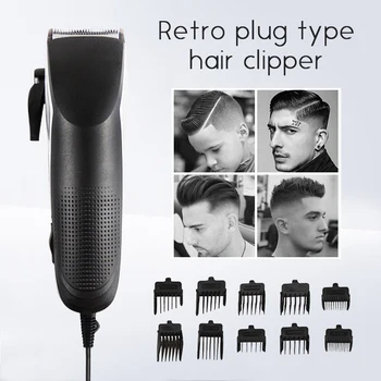 

Adult Hair Trimmers Barber Shop Professional Men's Stylist Power Supply Barber Clippers Split End Trimmer Clipper Attachment 43