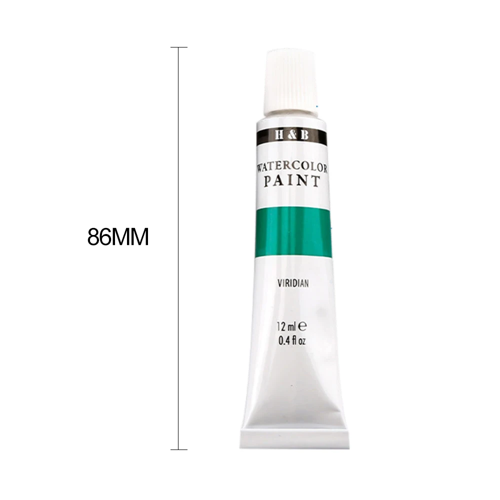 

24Colors Professional Watercolor Paint 12ML/Tube Painting Pigment Set for Artist Painters Students Drawing Painting Art Supplies