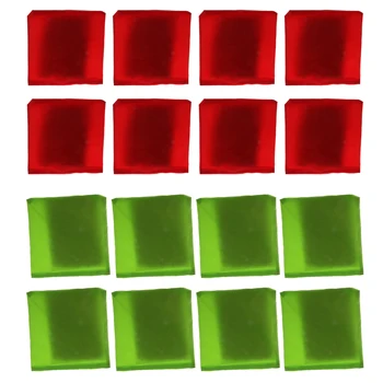 

16 Pieces Double Layer Cornhole Bag Bean Bag Tossing Corn Hole Game 10cm 4color