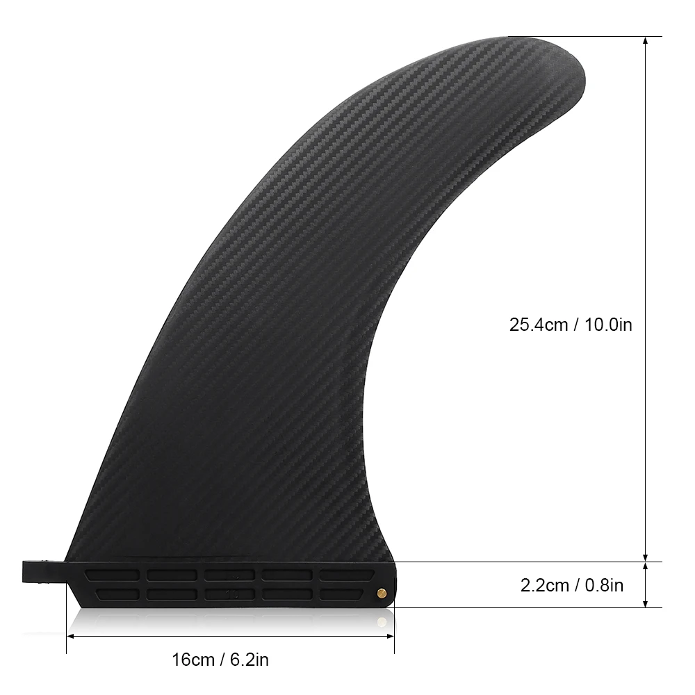 10 with fiber line 6,5 ''/7,5''/8 ''/9''/10 ''дюймовый SUP один плавник центральное ребро нейлон Лонгборд доска для серфинга Paddleboard SUP плавник аксессуары для серфинга - Цвет: 10 with fiber line