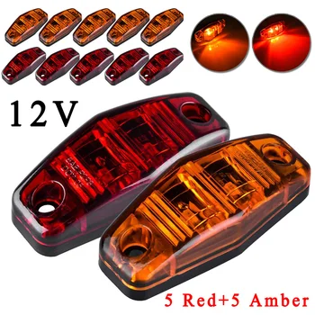 

Clearance Side Marker Light PC plastic 12V DC Waterproof Replacement Set