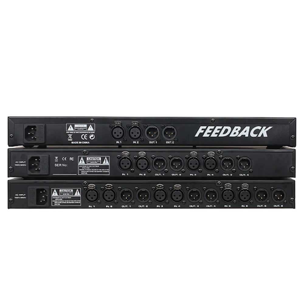 Automatic smart microphone anti-howling feedback suppressor performance stage effect frequency shift processor
