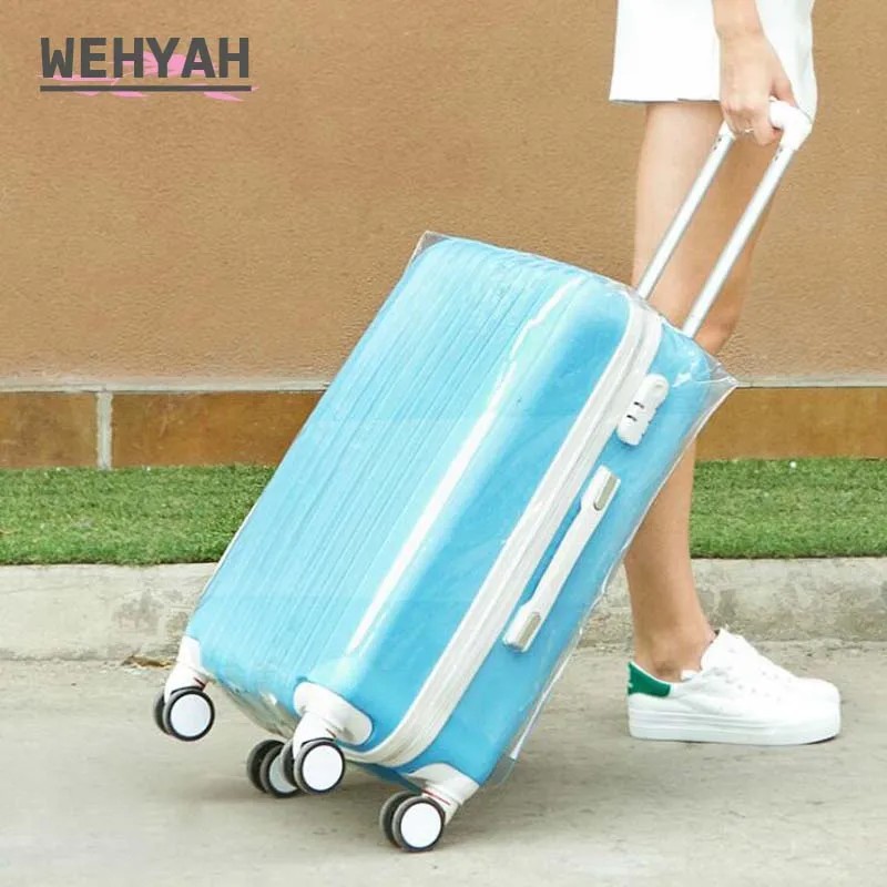 Wehyah прозрачный ПВХ водонепроницаемый 24 &quotЧехол для чемодана Чехлы путешествий