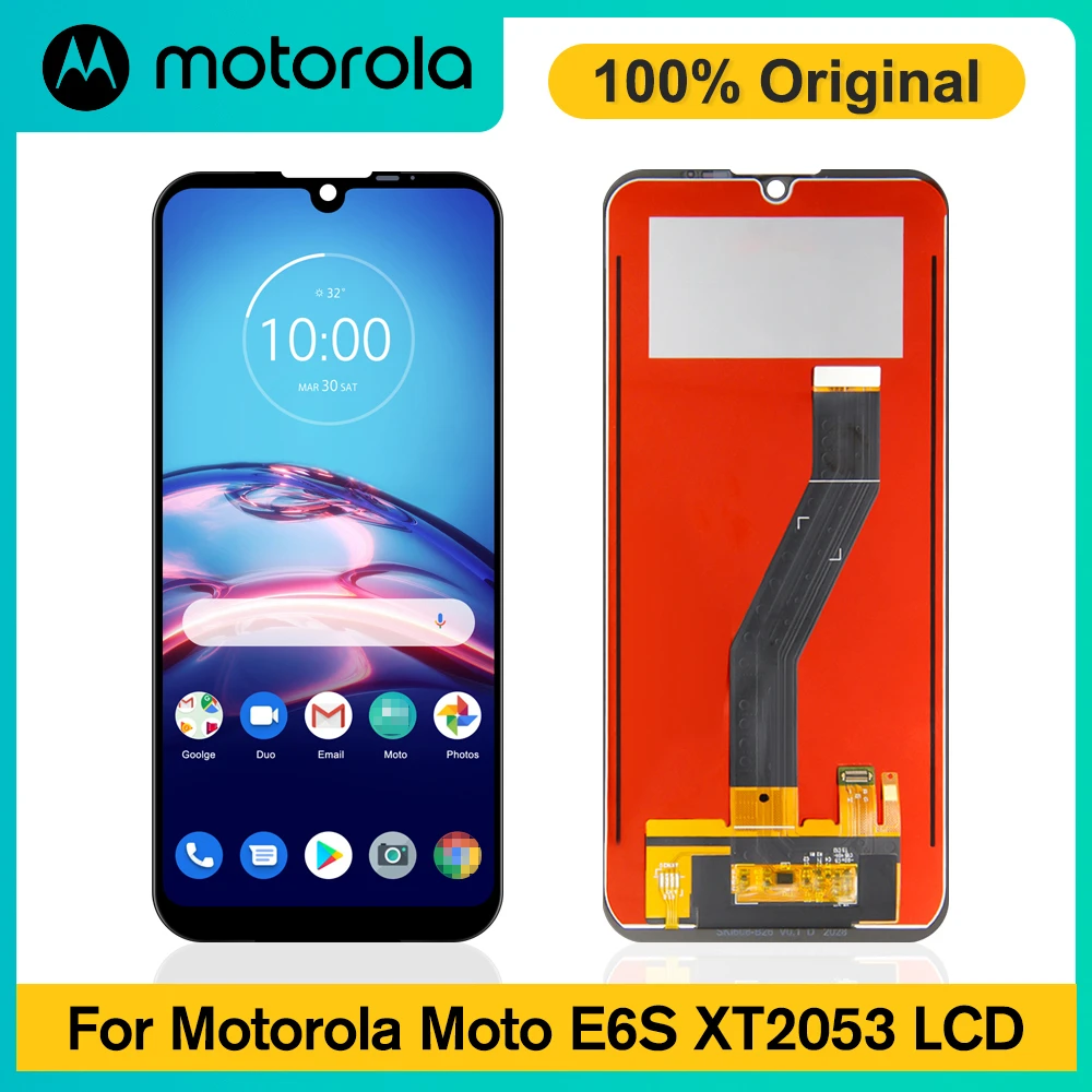6.1" Original DISPL For Motorola Moto E6s LCD Display Touch Screen Digitizer Assembly Replacement For E6s 2020 XT2053 XT2053-2 the best screen for lcd phones cheap