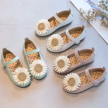 

Kids Leather Shoes for Girls Princess Cute Bow Casual Toddler Baby Children Soft Bottom Single Performance Shoes Girls Sneakers