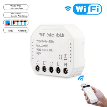 

Wifi Light Switch DIY Breaker Module Smart Life Remote Control for Alexa Google