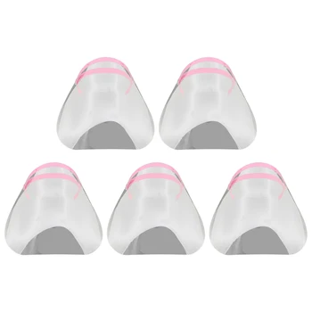 

5pcs Face Shield Anti-splash Anti-spit Dustproof Protective Face Guard Face Mask Full Shield for Cycling Shopping Outdoor