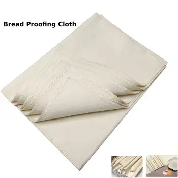 빵 교정 천 베이킹 쿠슈 린넨 천 100% 순수 코튼 과자 바게트 빵 타월 프렌치 스틱 천 반죽 베이커 매트 상품 이미지