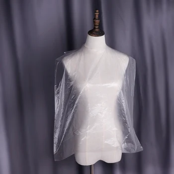 

Monja 100 pcs Transparent Disposable Hairdressing Capes PE Waterproof Perm Dye Hair Cloth Baber Salon Hairdresser Cutting Cloth