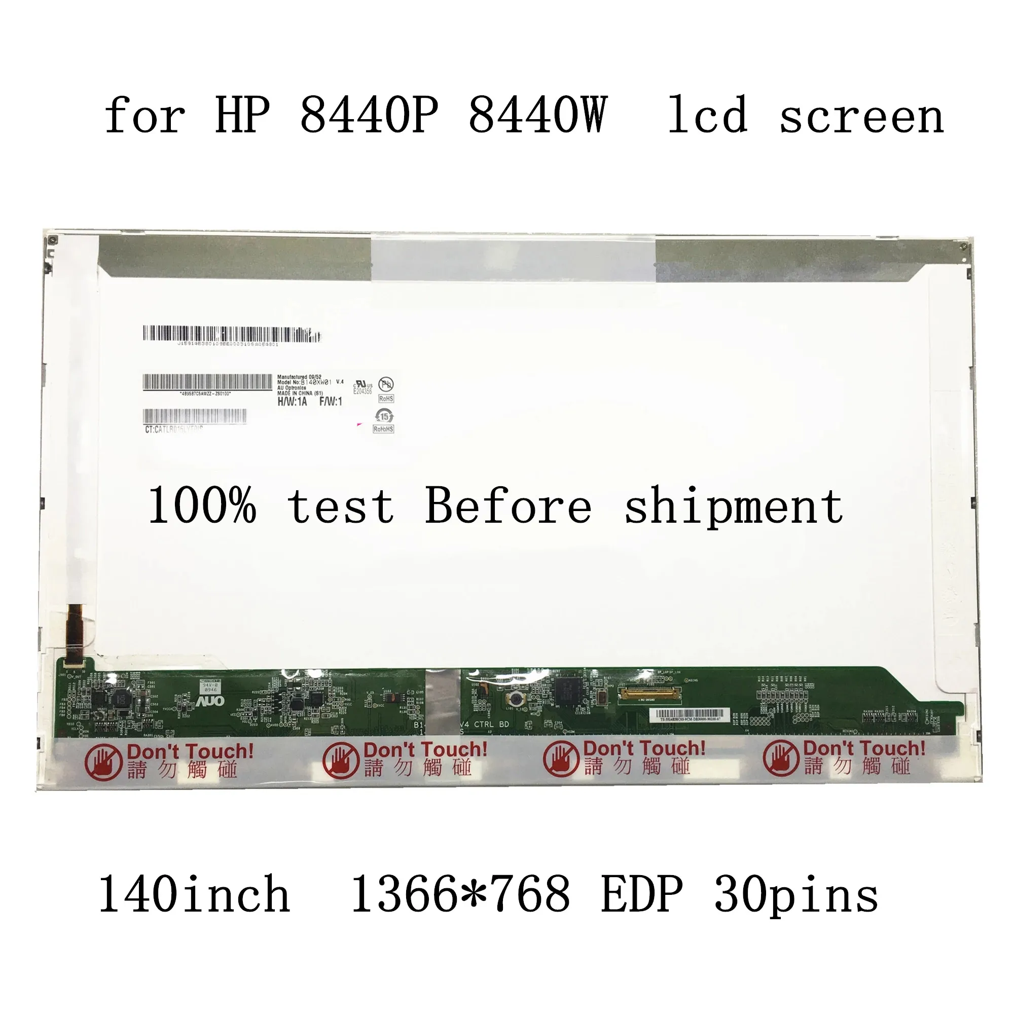 14 0 &quotHD + Led B140RW01 V.2 LTN140KT02 LP140WD1 TP D1 30PIN EDP для HP 8440P 8440W | Компьютеры и офис