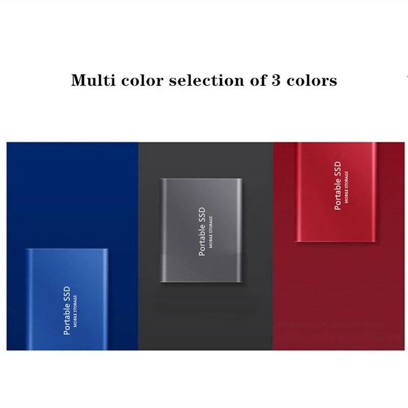 1TB 500GB Mobile Hard Disk Type C USB3.1 Portable SSD Solid State Drive