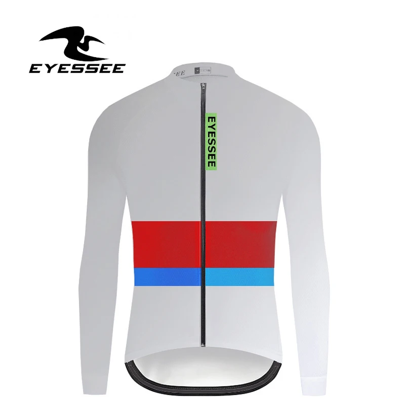2020 весенне осенняя велосипедная Джерси с длинным рукавом EYESSEE Мужская веломайка