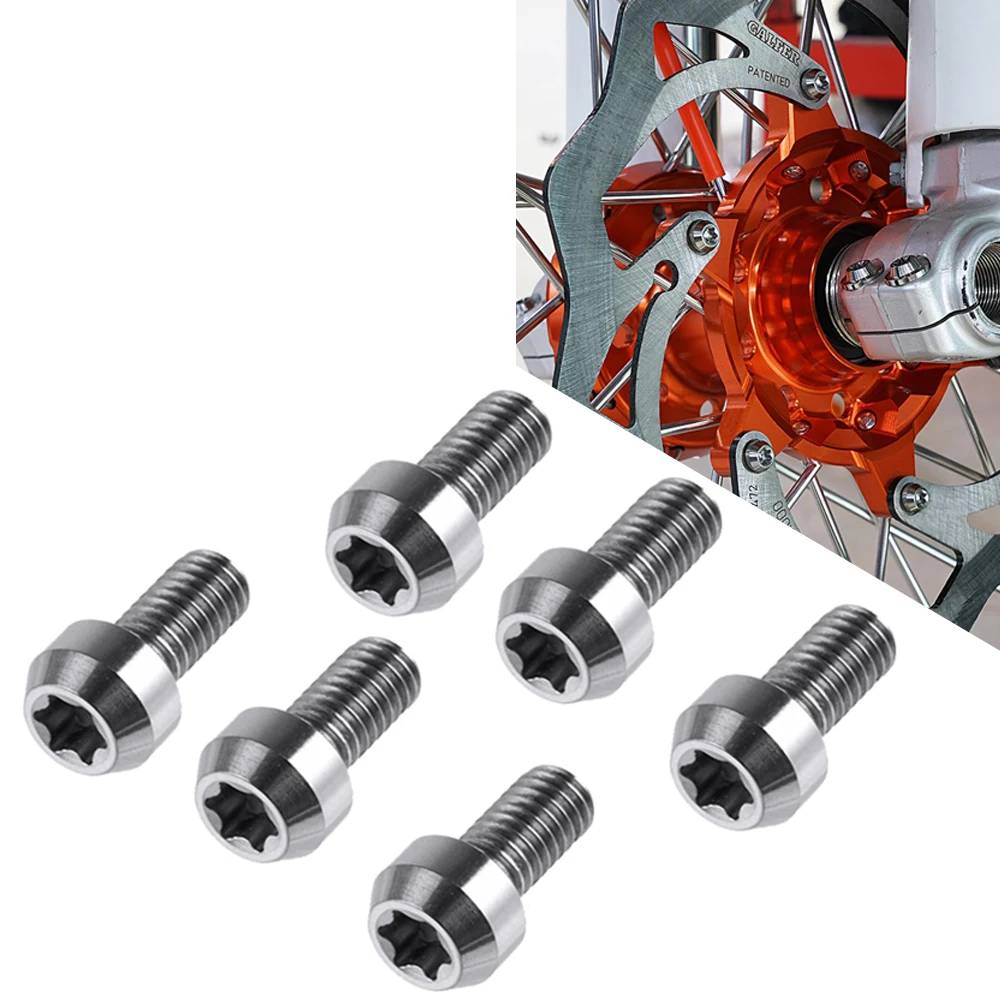 Передние и задние дисковые тормоза болт для KTM SX EXC EXCF SXF XCW шесть дней зубьев на