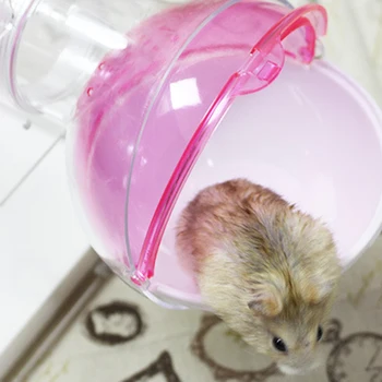 

Hot Pet Hamster Small Animal Bath Sand Room Pet Toy Mini Round External Mouse Bathroom Cage Pets Box Toilet For Small Animals