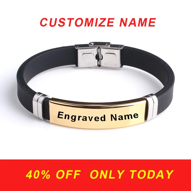 Buy Personalized Bracelet, CHOOSE YOUR METAL, Hand Stamped Cuff Bracelet Custom  Made in Copper, Bronze, Brass, Nickel, or Sterling Silver Online in India -  Etsy