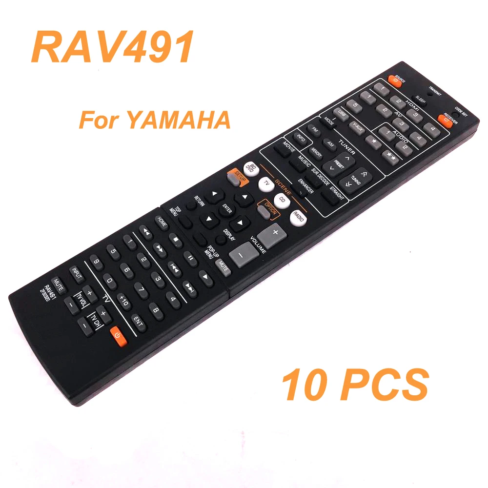 10 шт. Замена RAV491 ZF30320 пульт дистанционного управления для YAMAHA HTR 4066 RX V475 av ресивер