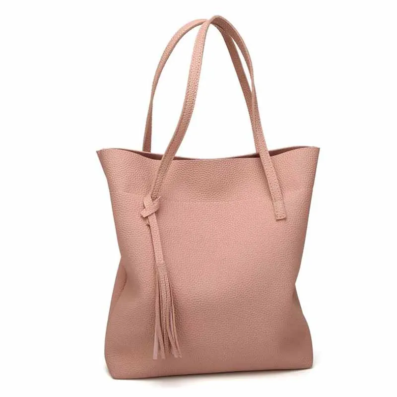 Brand Fashion Designer Shoulder Fringe Bags for Women 2018 Winter Leather Ladies Retro Large Casual Totes Tassel Female Handbags