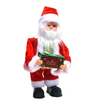 

Creative Christmas Electric Gift Box for The Elderly Musical Elderly Doll Christmas Toys for Children (without Battery)