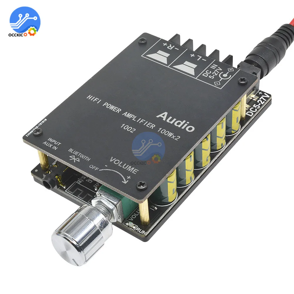 Плата цифрового усилителя TPA3116 100WX2 Bluetooth 5 0 Hi-Fi стерео усилитель мощный домашний