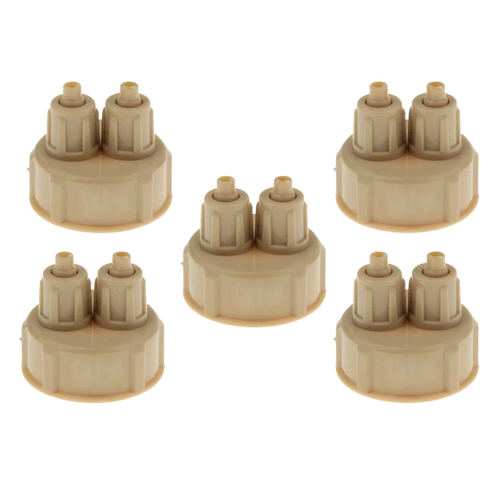 Pack of 5 DIY Aquarium Planted Tank CO2 System kit Bottle Cap - 3.3x3cm