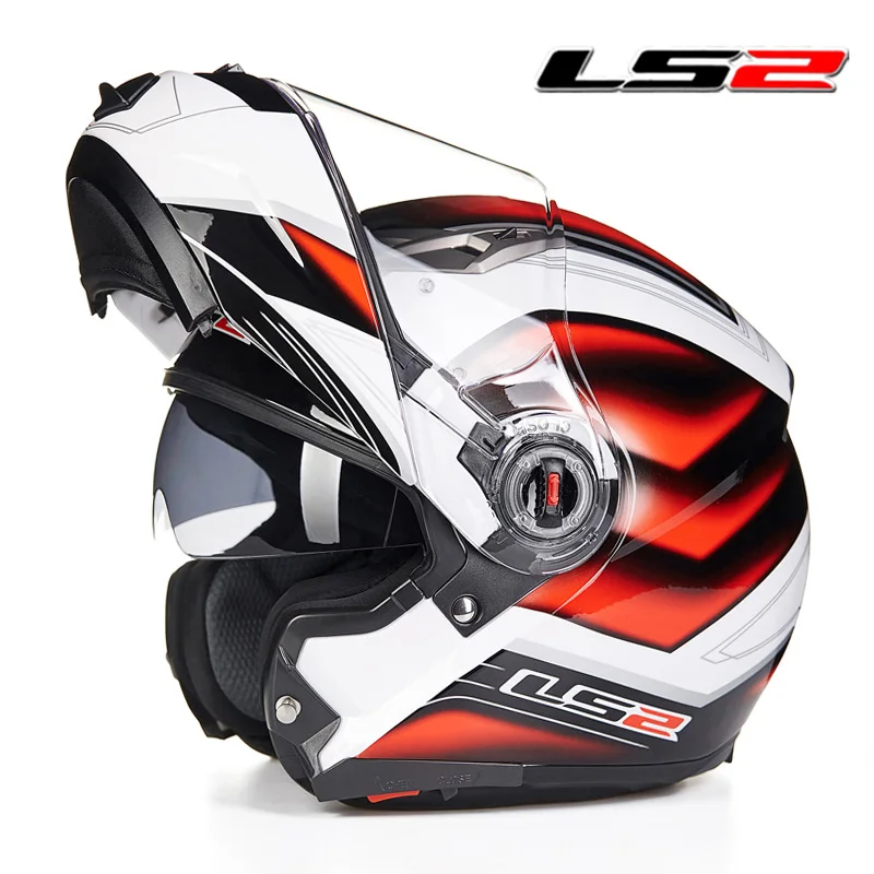 7 Red Hell LS2 FF370 модульный мото rcycle шлем флип-ап гоночный мото rbike capacete ls2 шлем capacete de moto cicleta полное лицо шлем мото - Color: 7 Red Hell