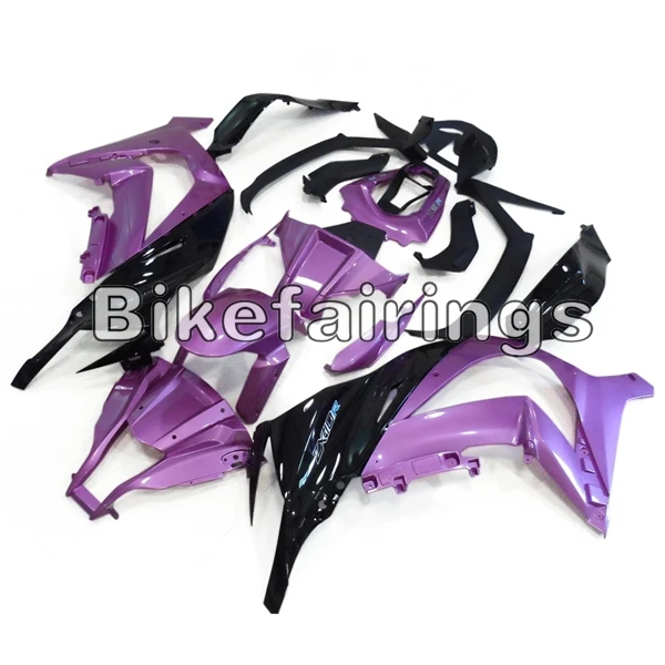 Мотоцикл Полный комплект обтекателя Для Kawasaki ZX10R 2011 2012 2013 ZX-10R 12 15 ABS Пластик система впрыска Кузов фиолетовый, черный