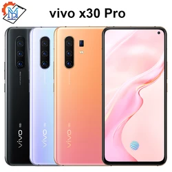 Оригинальный vivo x30 Pro 5G мобильный телефон 6,44 дюймов HDR 8 ГБ + 128 ГБ Exynos 980 Восьмиядерный Android 9,0 Quad Camera 4350 мАч смартфон