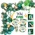 Новое! Wild One Birthday Party Воздушные Шары Jungle Safari Party Лесное Украшение Дети Первый 1-й День Рождения Сафари Джунгли Party Supplies