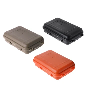 

Outdoor Shockproof Waterproof Tool Box Airtight Case EDC Travel Sealed Container