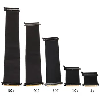 

High Speed PC Graphics Cards PCI Express 3.0 16x Flexible Connector Cable Riser Card Extension Port Adapter for GPU with antijam