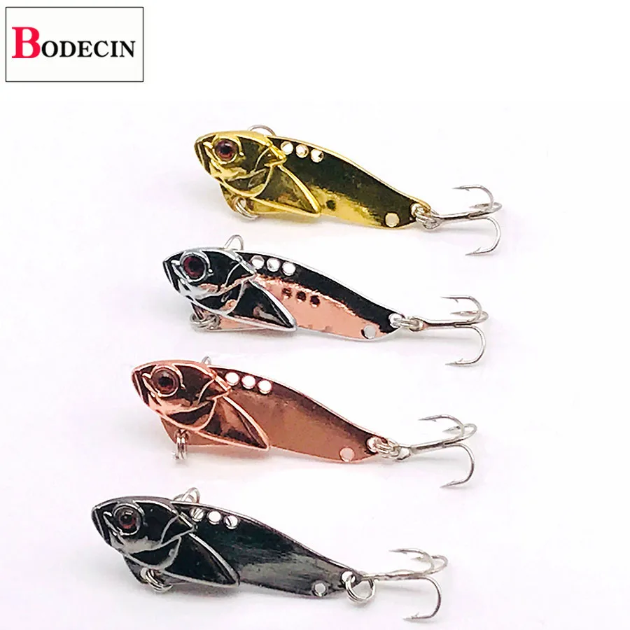 Зимние металлические воблеры Vib Rattlin для жесткой яркой рыболовной приманки 1 шт.