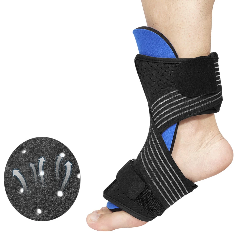  Night Splint Sport Protective Sprain Stabilizer Pain Relief Dorsal Support Adjustable Ankle Brace P