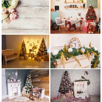 

Vinyl Custom Photography Backdrops Christmas day Theme Photography Background 91106DJ-22