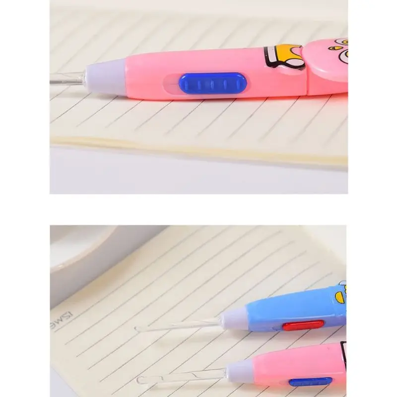 Cartoon Owl Luminous Earpick LED Light Ear Cleaning Spoon Baby Earwax Removing Safe Tool Kids Nursing Care New