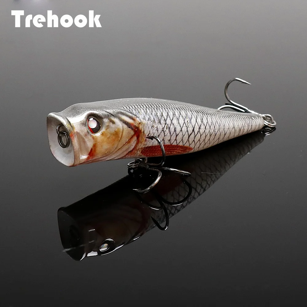 TREHOOK 8,5 см 13,5 г Япония плавающий Поппер наживка воблер искусственная наживка-Поппер рыболовные приманки жесткая приманка для форели