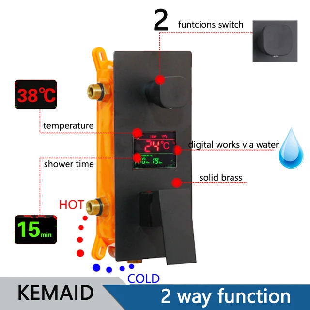 2 ways display valve