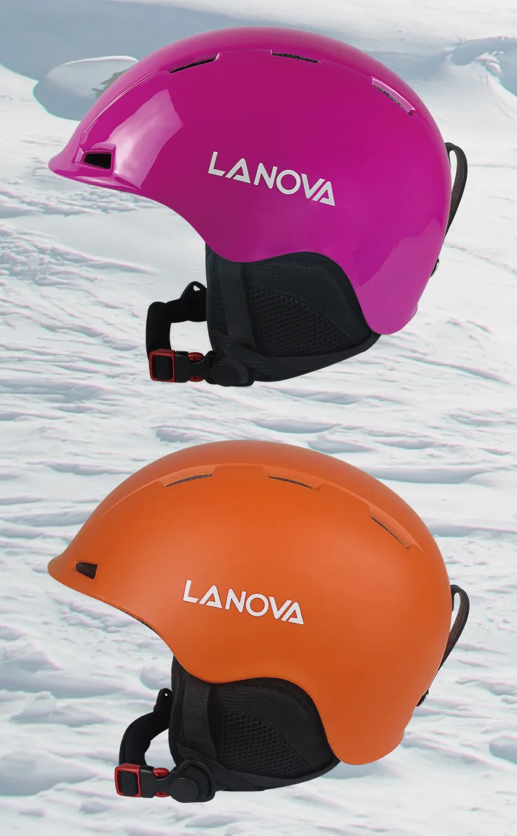 Lanova для мужчин и женщин-шпон двухслойные лыжные шлемы профессиональные лыжные каска защита головы оснастить мужчин t оптом