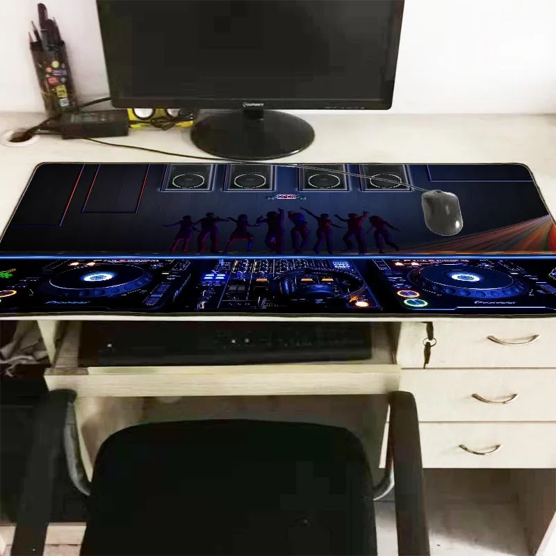 DJ Hand Drive Mouse Mat Large Locking Edge Waterproof Mousepad Laptop Keyboard Mat for LOL DOTA CSG