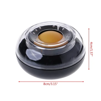 

Plastic Round Case Sponge Finger Wet Wetted Tool For Casher Counting Cash Money 090F